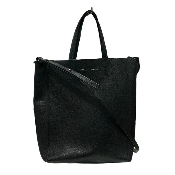 Celine Shoulder Vertical Bag Cabas Black - Picture 1 of 7